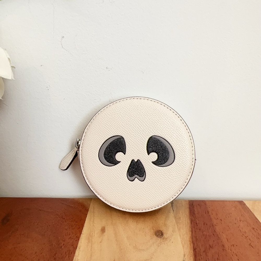 NWT Coach Coin Case With‎ Halloween Skull